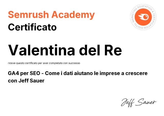SemRush GA4